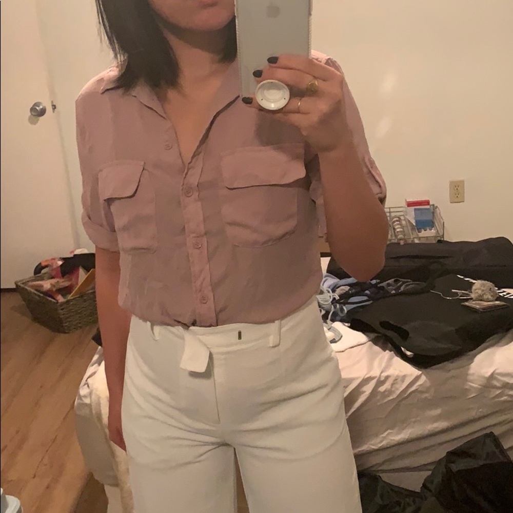 Lulus button up blouse - Picture 2 of 4